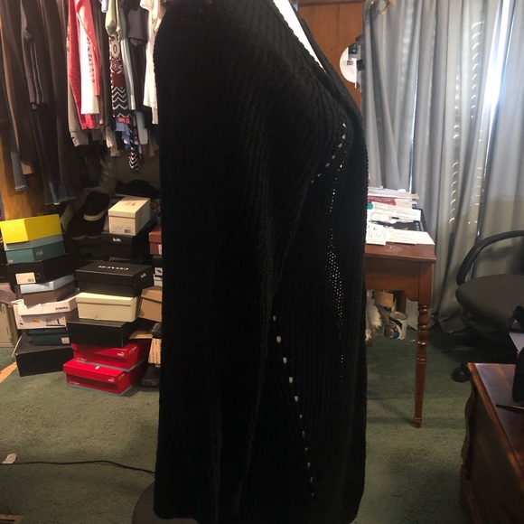 Members Mark Chenille Cardigan Open Front Casual Front EUC - Picture 7 of 8